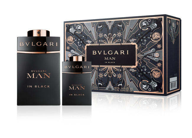 BVLGARI MAN IN BLACK 2PC SET, MEN'S GIFT SET, EDP