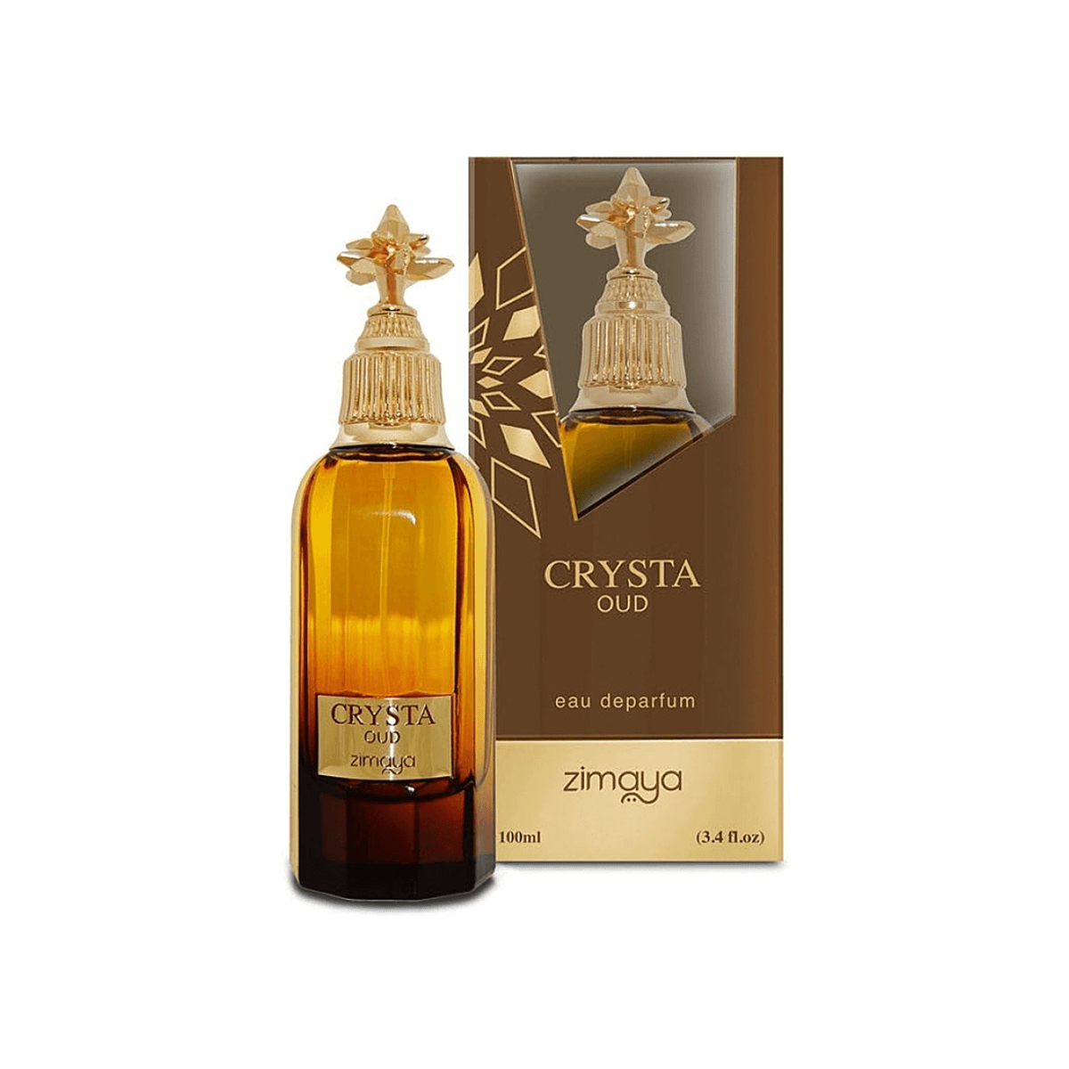 AFNAN ZIMAYA CRYSTA OUD 3.4OZ, WOMEN'S PERFUME, EDP