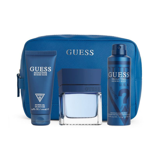 SEDUCTIVE BLUE 4PC SET, MEN'S GIFT SET, EDT