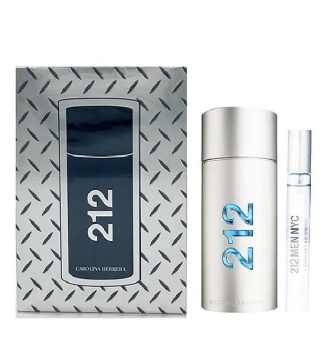 CAROLINA HERRERA 212 2PC TRAVEL SET, MEN'S GIFT SET, EDT