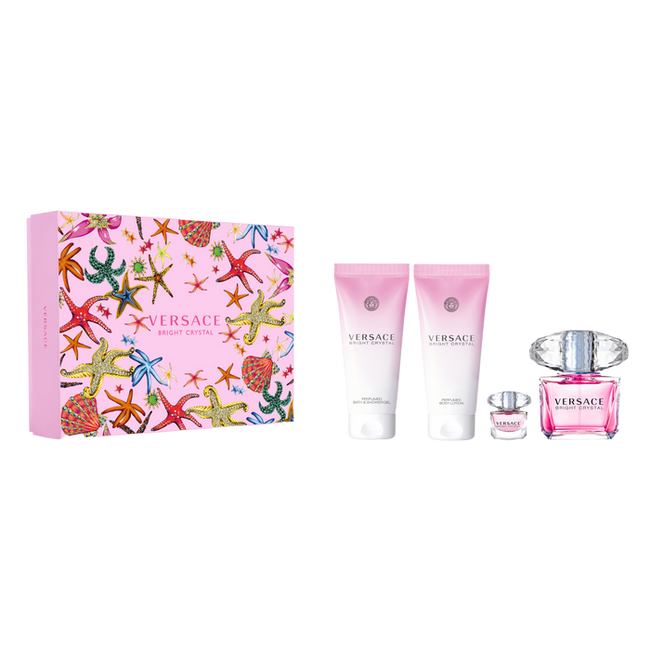 BRIGHT CRYSTAL 4PC SET, WOMEN'S GIFT SET, EDT