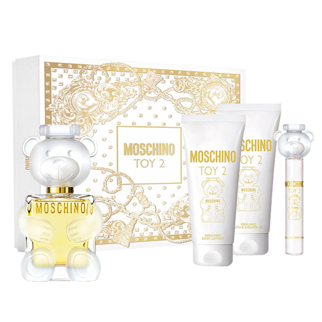 MOSCHINO TOY 2 4PC SET, WOMEN'S GIFT SET, EDP