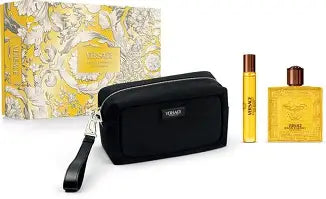 Versace Versace Eros Energy Pour Set EDP 100 ml + Mini 10 ml + Black Hand Bag Eau de Parfum 100ml / 3.4 oz Spray For Men - New - Image 1