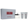 SALVATORE FERRAGAMO-F 3PC SET, MEN'S GIFT SET, EDT