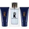 Dolce & Gabbana K- Eau de Toilette (100ml), After Shave Balm (50ml), and Shower Gel (50ml) Eau de Toilette 100ml / 3.4 oz Spray For Men - New - Image 1