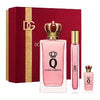 Dolce & Gabbana Dolce & Gabanna Q Women 3psc Set 100ml EDP + 10ml Travel + 5ml Mini Eau de Parfum 100ml / 3.4 oz Spray For Women - New - Image 1