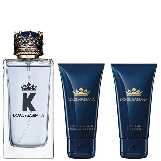 DOLCE & GABBANA K 3PC SET, MEN'S GIFT SET, EDP