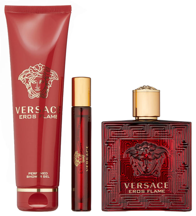 EROS FLAME 3PC SET , MEN'S GIFT SET, EDP