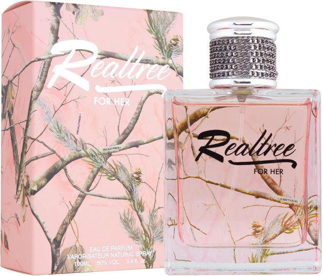 REALTREE FOR HER 3.4OZ, WOMEN'S PERFUME, EDP