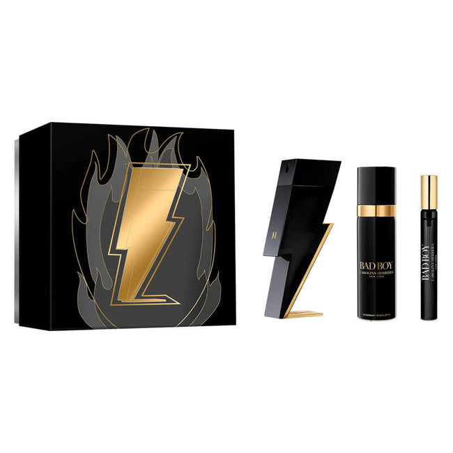 Carolina Herrera Bad Boy Eau de Toilette 100ml / 3.4 oz Spray For Men - Gift Set - Image 1