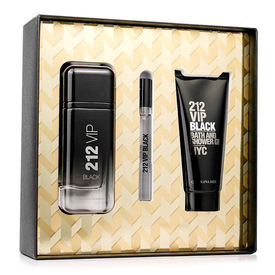 212 VIP BLACK 3PC SET, MEN'S GIFT SET, EDP