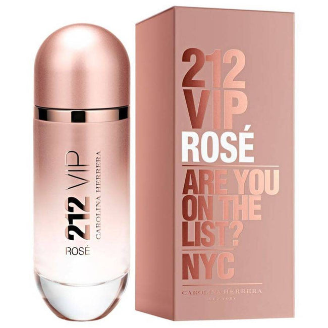 Carolina Herrera 212 VIP Rose Eau de Parfum 125ml / 4.2 oz Spray For Women - New - Image 1