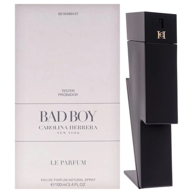 Carolina Herrera Bad Boy Eau de Parfum 100ml / 3.4 oz Spray For Men - Tester with Cap - Image 1