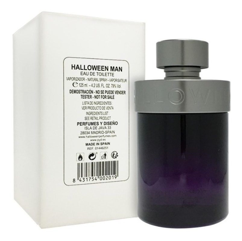 J Del Pozo Halloween Man Eau de Toilette 125ml / 4.2 oz Spray For Men - Tester with Cap - Image 1