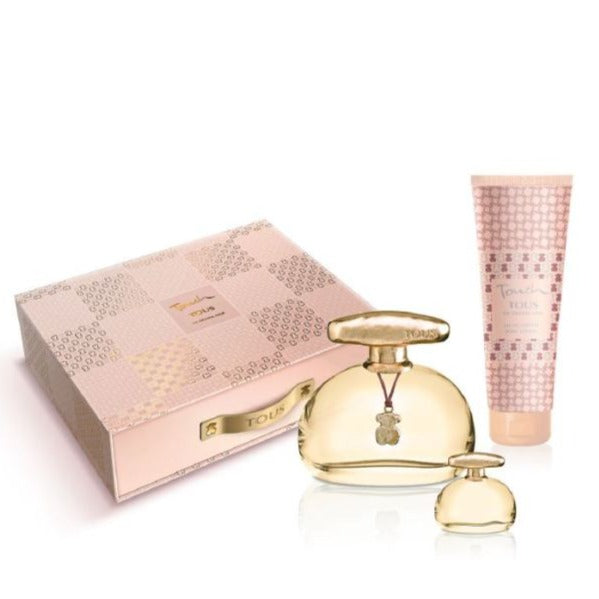 TOUS TOUCH THE ORIGINAL GOLD 3PC, WOMEN'S GIFT SET, EDT