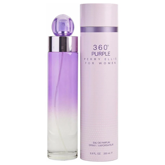 Perry Ellis 360 Purple Eau de Parfum 200ml / 6.7 oz Spray For Women - New - Image 1