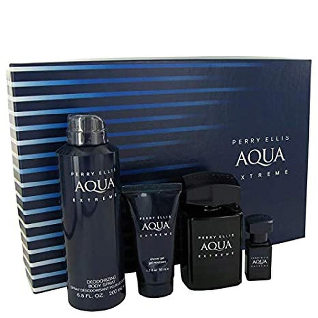 Perry Ellis Aqua Extreme Eau de Toilette 100ml / 3.4 oz Spray For Men - New - Image 1