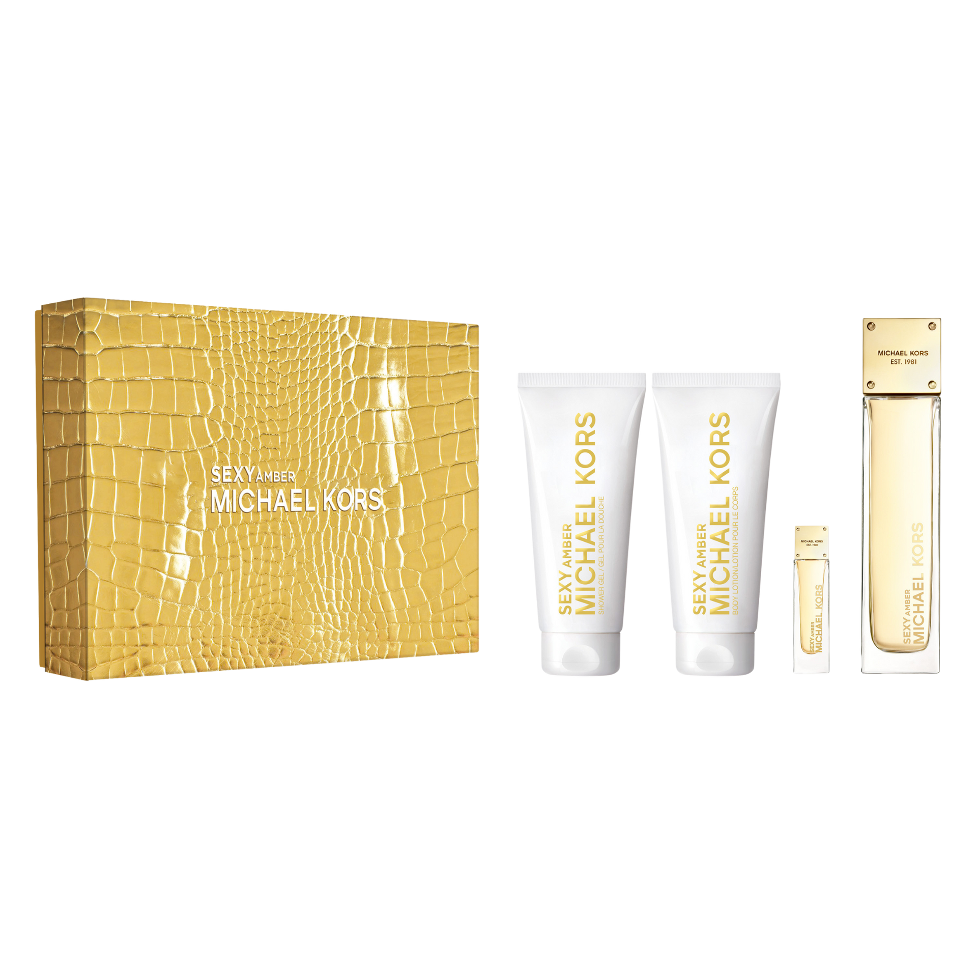 SEXY AMBER 4PC SET, WOMEN'S GIFT SET, EDP