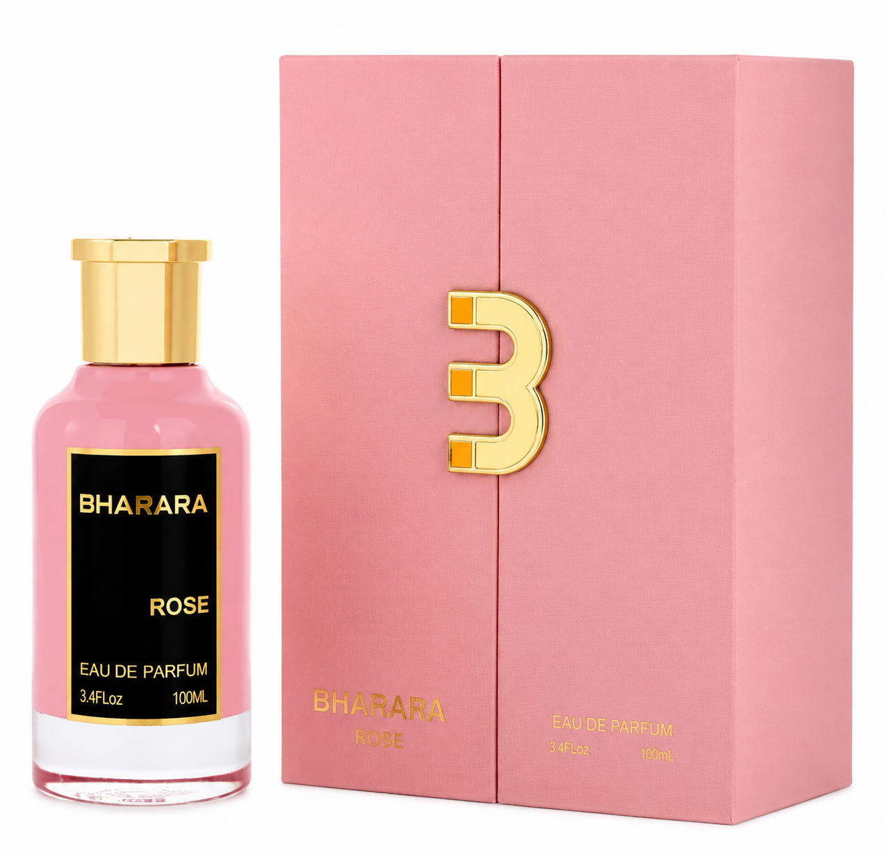 Bharara Rose Eau de Parfum 100ml / 3.4 oz Spray For Women - New