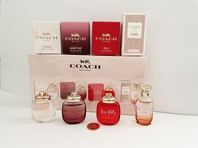 COACH MINI 4PC SET, WOMEN'S GIFT SET, EDP