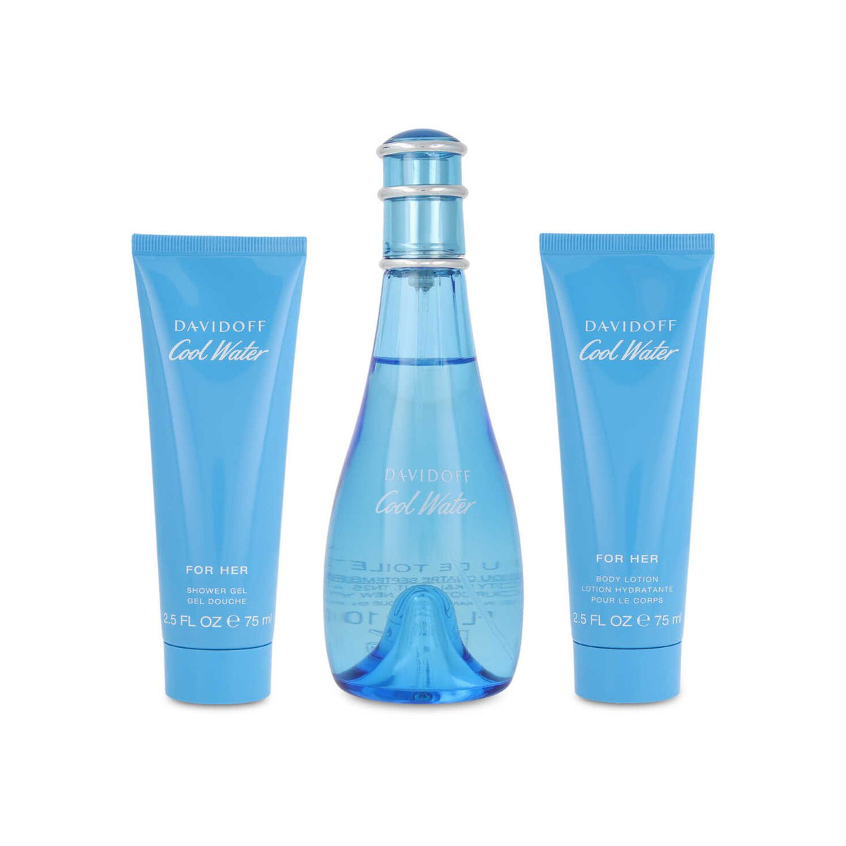 COOL WATER 3PC SET, WOMEN'S GIFT SET, EDT