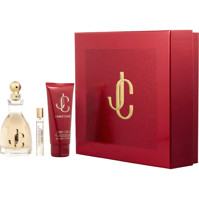 I WANT CHOO 3PC SET, WOMEN'S GIFT SET, EDP