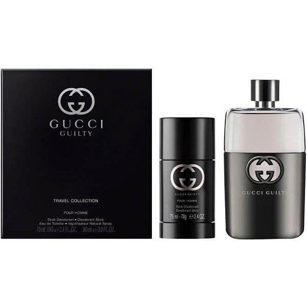 GUCCI GUILTY 2PC SET, MEN'S GIFT SET, EDT