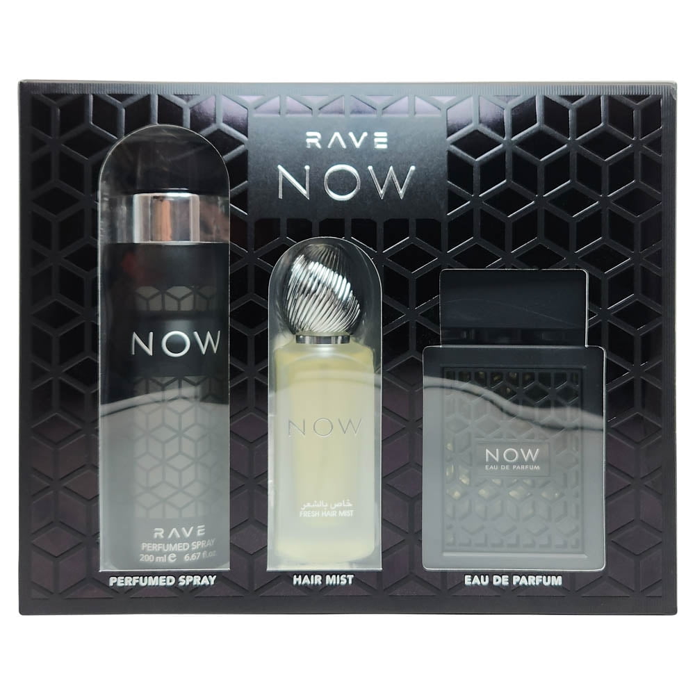 RAVE NOW WOMEN 3PC SET, WOMEN'S GIFT SET, EDP