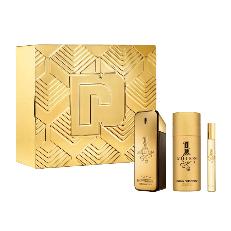 PACO RABANNE 1 MILLION 3PC SET, MEN'S GIFT SET, EDT