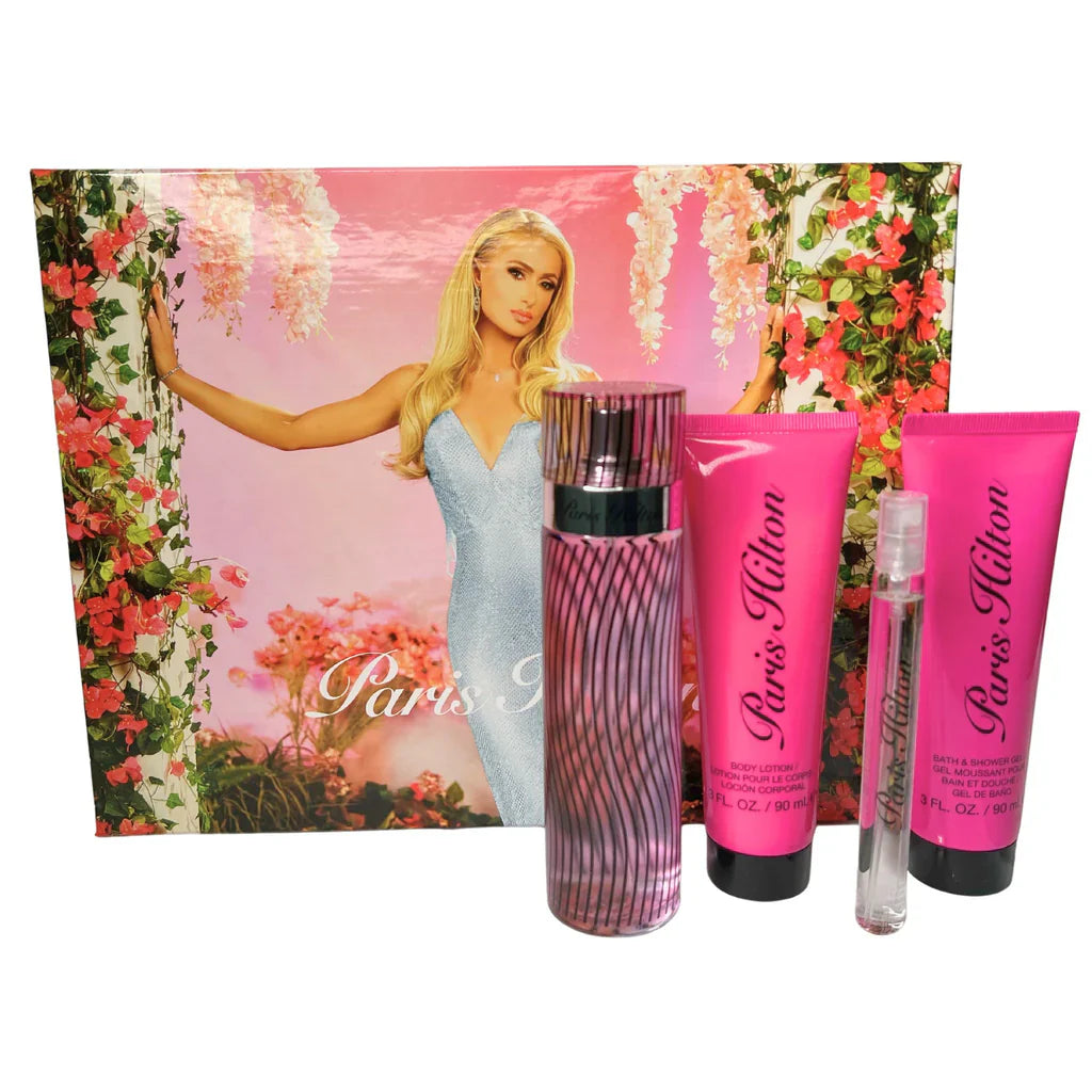 PARIS HILTON 4PC SET, WOMEN'S GIFT SET, EDP