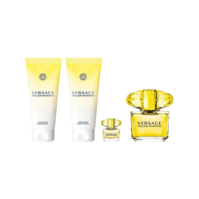 YELLOW DIAMOND 4PC SET, WOMEN'S GIFT SET, EDT