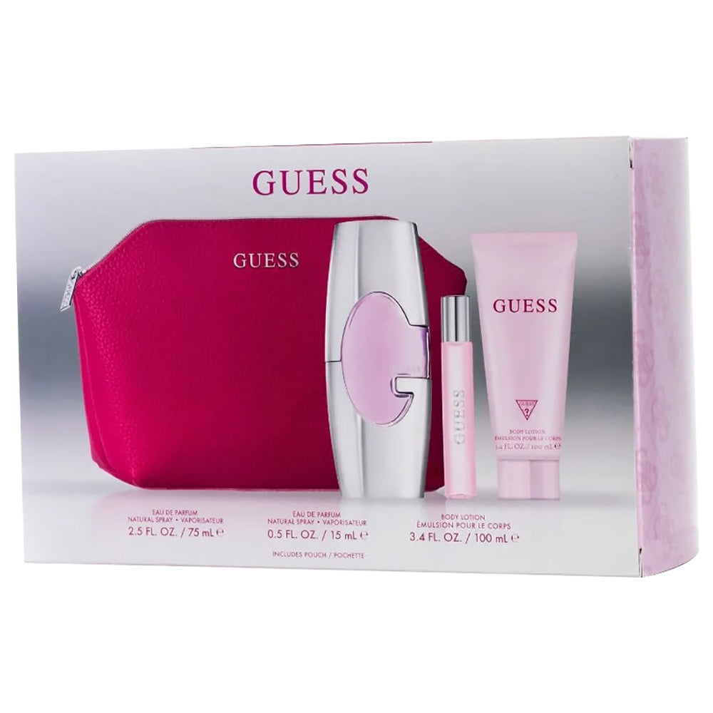 GUESS 4PC SET, WOMEN'S PERFUME, EDP