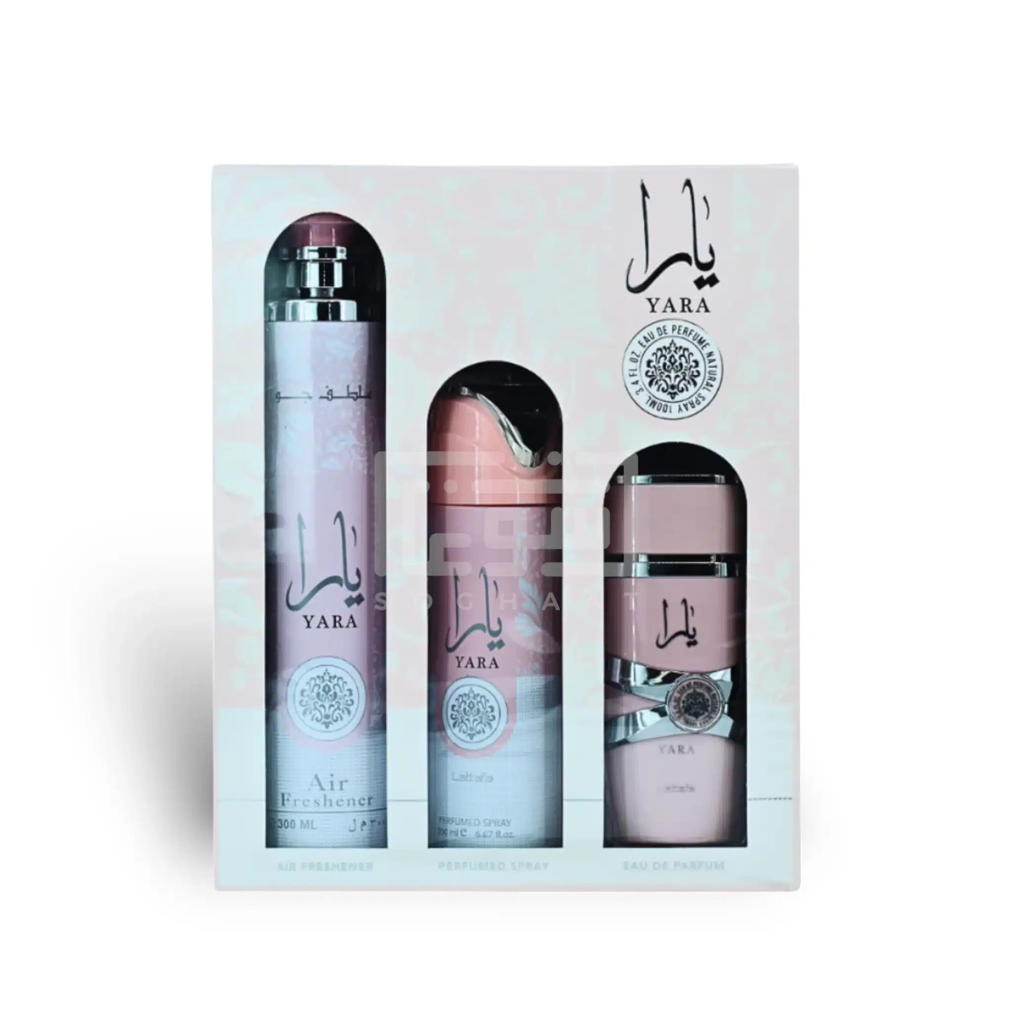 LATTAFA YARA 3PC SET, WOMEN'S GIFT SET, EDP – Shangri-la Perfumes
