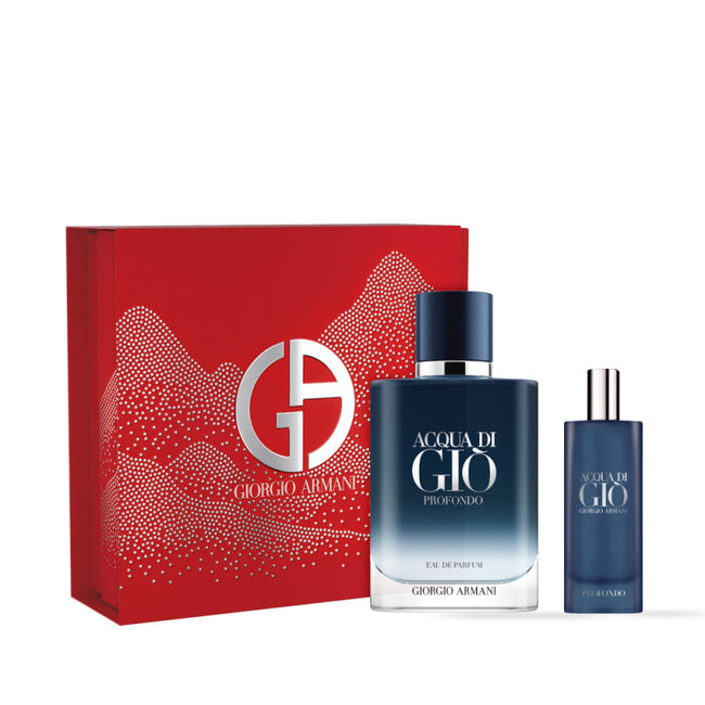 GIORGIO ARMANI AC UA DI GIO PROFONDO 2PC SET, MEN'S GIFT SET, EDP