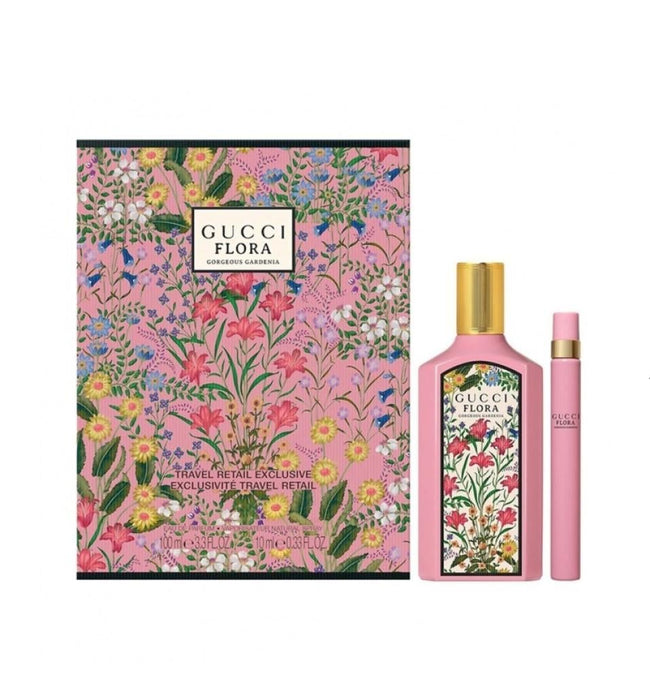 GUCCI FLORA GORGEOUS GARDENIA 2PC SET, UNISEX GIFT SET, EDP