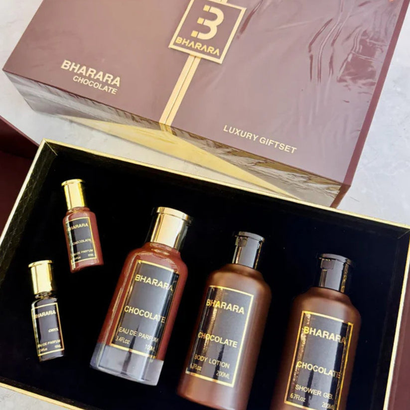 SET BHARARA CHOCOLATE 5PC SET, MEN'S GIFT SET, EDP