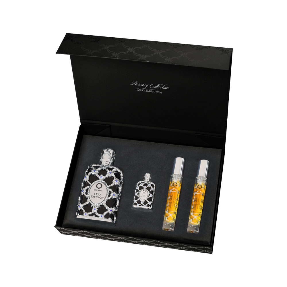 ORIENTICA OUD SAFFRON 4PC SET, WOMEN'S GIFT SET