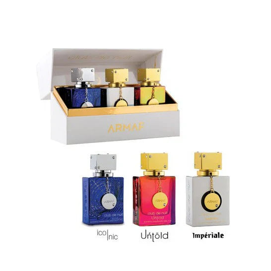 ARMAF UNTOLD + ICONIC + IMPERIAL FRAGRANCE 3PC SET, MEN'S GIFT SET