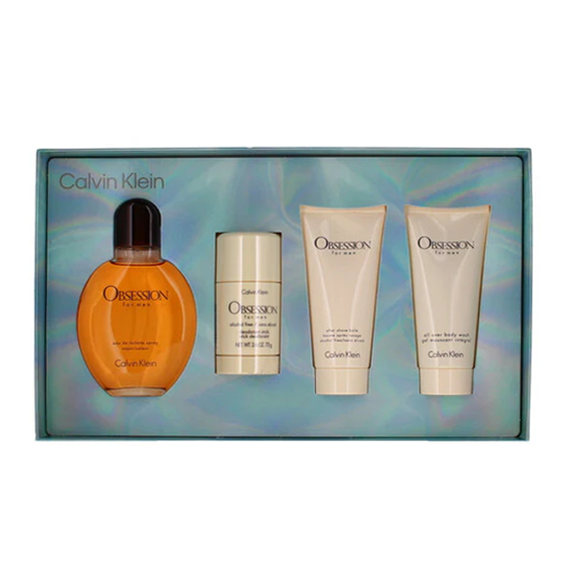 OBSESSION 4 PC SET, MEN'S GIFT SET