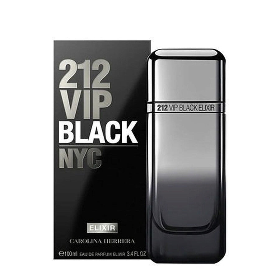 CH 212 VIP BLACK ELIXIR 3.4OZ, MEN'S PERFUME, EDP