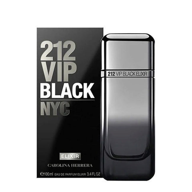 CH 212 VIP BLACK ELIXIR 3.4OZ, MEN'S PERFUME, EDP