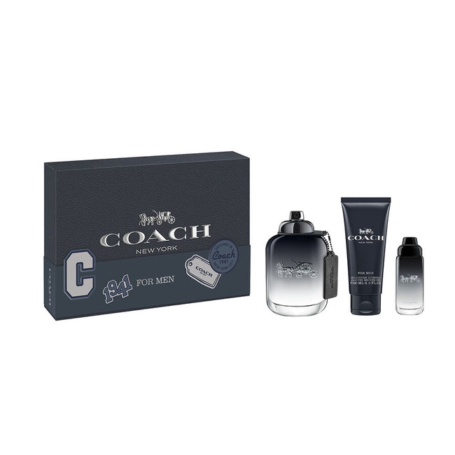 COACH MAN 3PC SET, MEN'S GIFT SET, EDT
