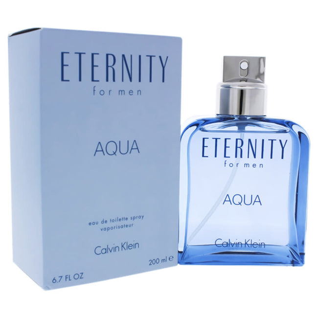 ETERNITY AQUA 6.7OZ, MEN'S PERFUME, EDT