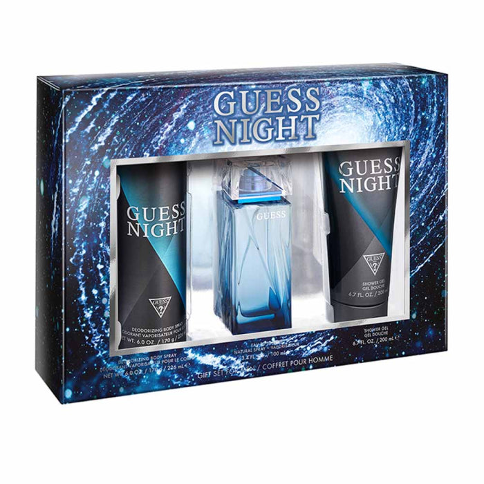 GUESS NIGHT 3PC SET, MEN'S GIFT SET, EDT