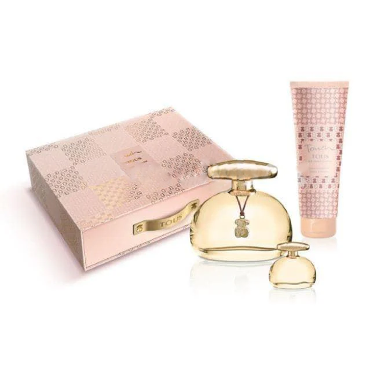 TOUS TOUCH THE ORIGINAL GOLD 3PC, WOMEN'S GIFT SET, EDT