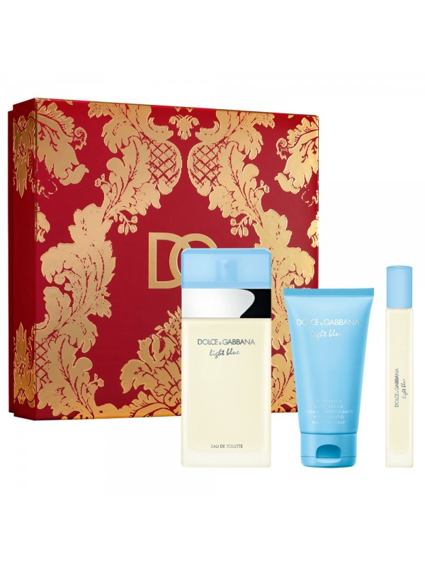 LIGHT BLUE 3PC SET, WOMEN'S GIFT SET, EDT