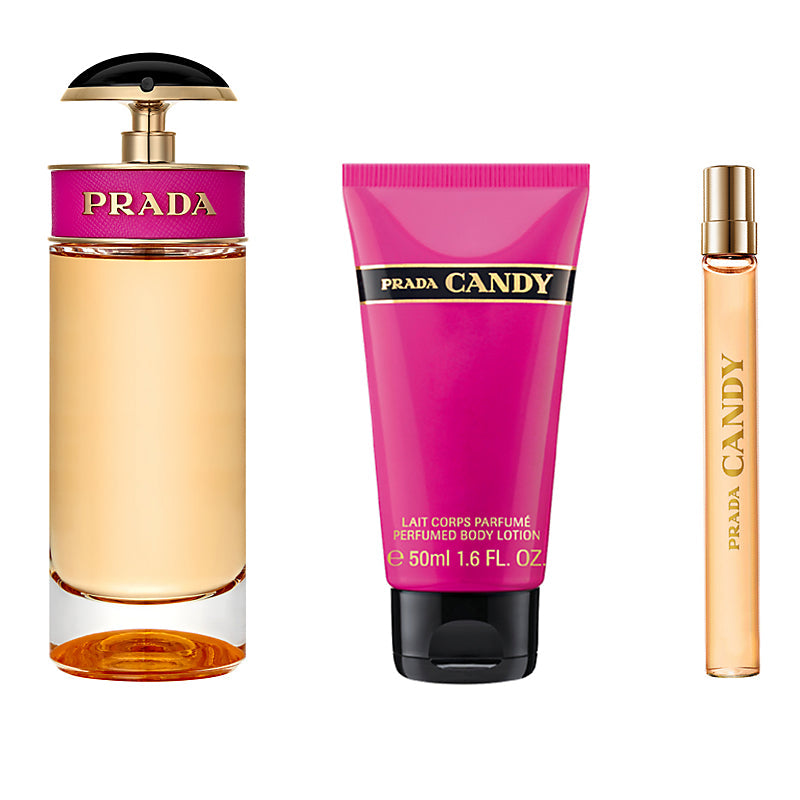 PRADA CANDY 3PC SET, WOMEN'S GIFT SET, EDP