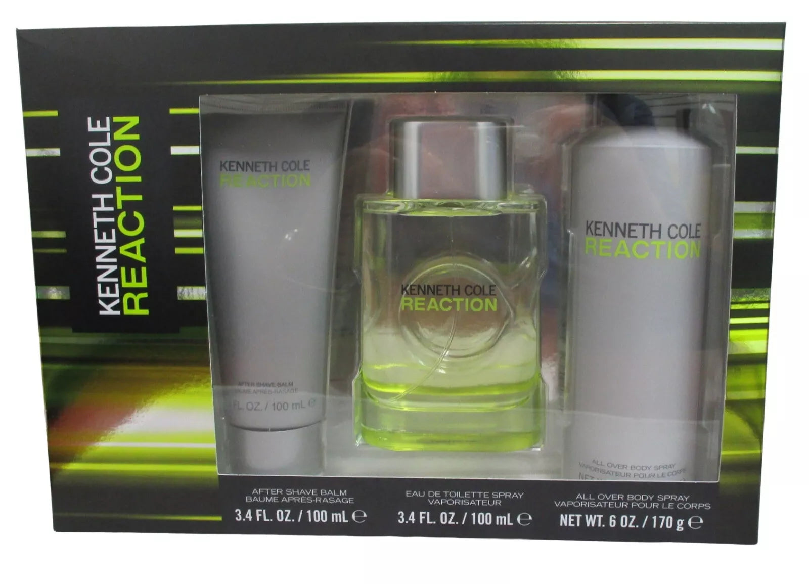 REACTION 3PC SET, MEN'S GIFT SET, EDT