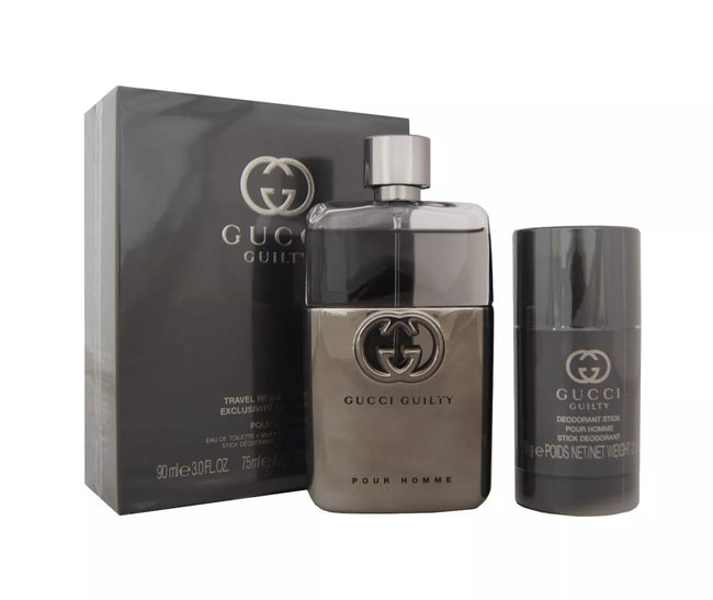 GUCCI GUILTY MEN 2PC SET, MEN'S GIFT SET, EDT