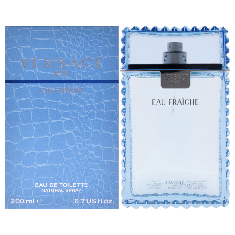 VERSACE FRAICHE 6.7OZ, MEN'S PERFUME, EDT